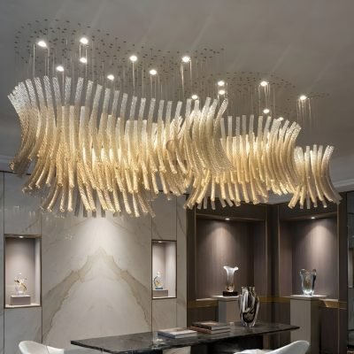 Harmony glass chandlier